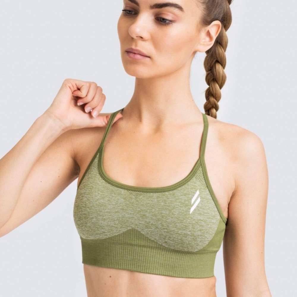 DoYouEven Impact Seamless Bra Olive Medium